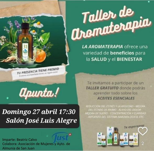 Imagen TALLER DE AROMATERAPIA